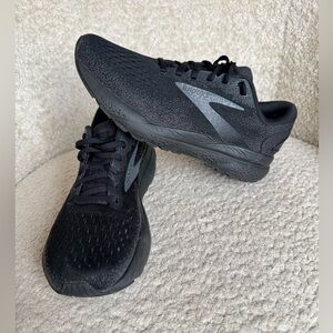 Brooks Ghost 16 Running Shoes Womens 8.5 Black Athletic Sneakers Trainer EUC
